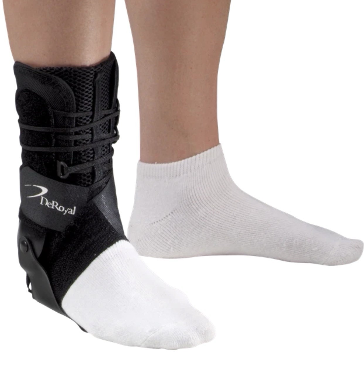 (NEW) MEDIUM RIGHT Foot DeRoyal Element Ankle Brace ELEMENT BRACING FOR MOTION
