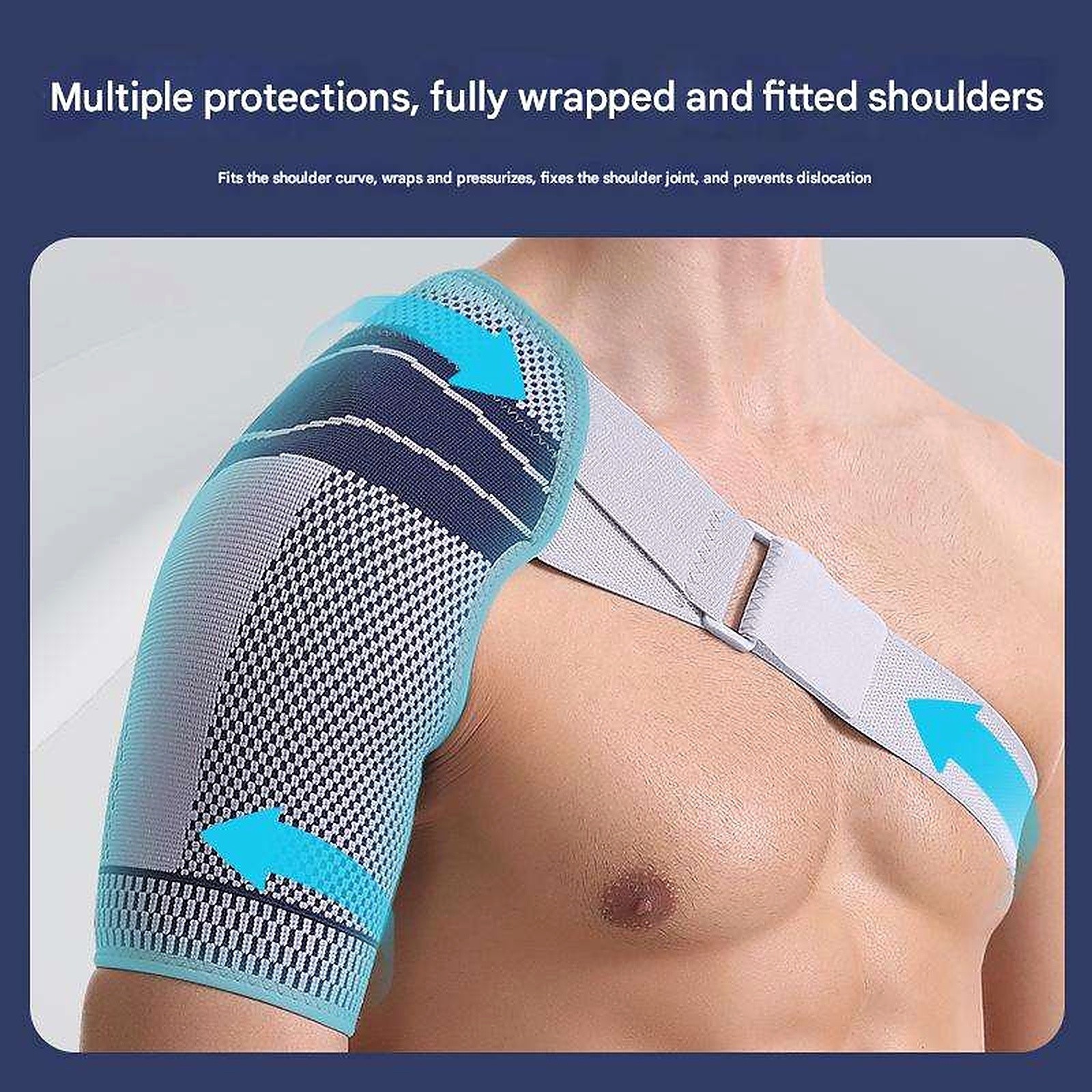 Shoulder Brace Support Compression Sleeve Torn Rotator Cuff Relief Joint AC Pain