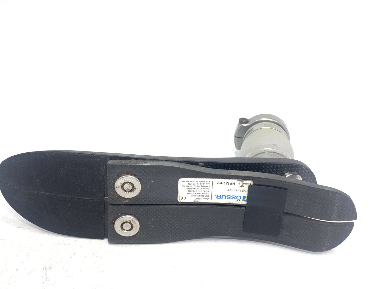 ossur LP rotate vari- flex with evo Prosthetic Foot. size 27. category 6