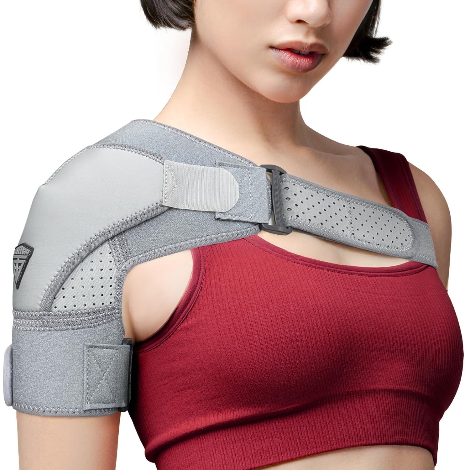 Shoulder Brace – Rotator Cuff Support – Pain Relief – Gray