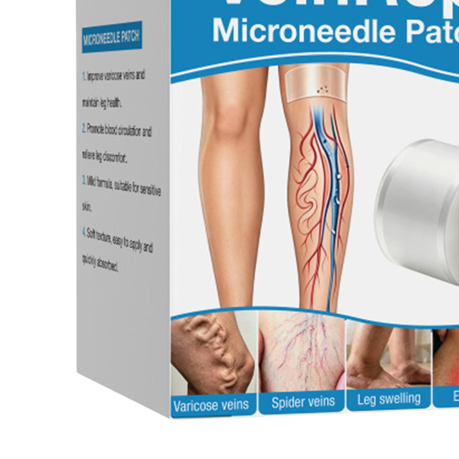 Vein Repair Microneedle Patch Roll, Vein Repair Patches, Professional Treatment