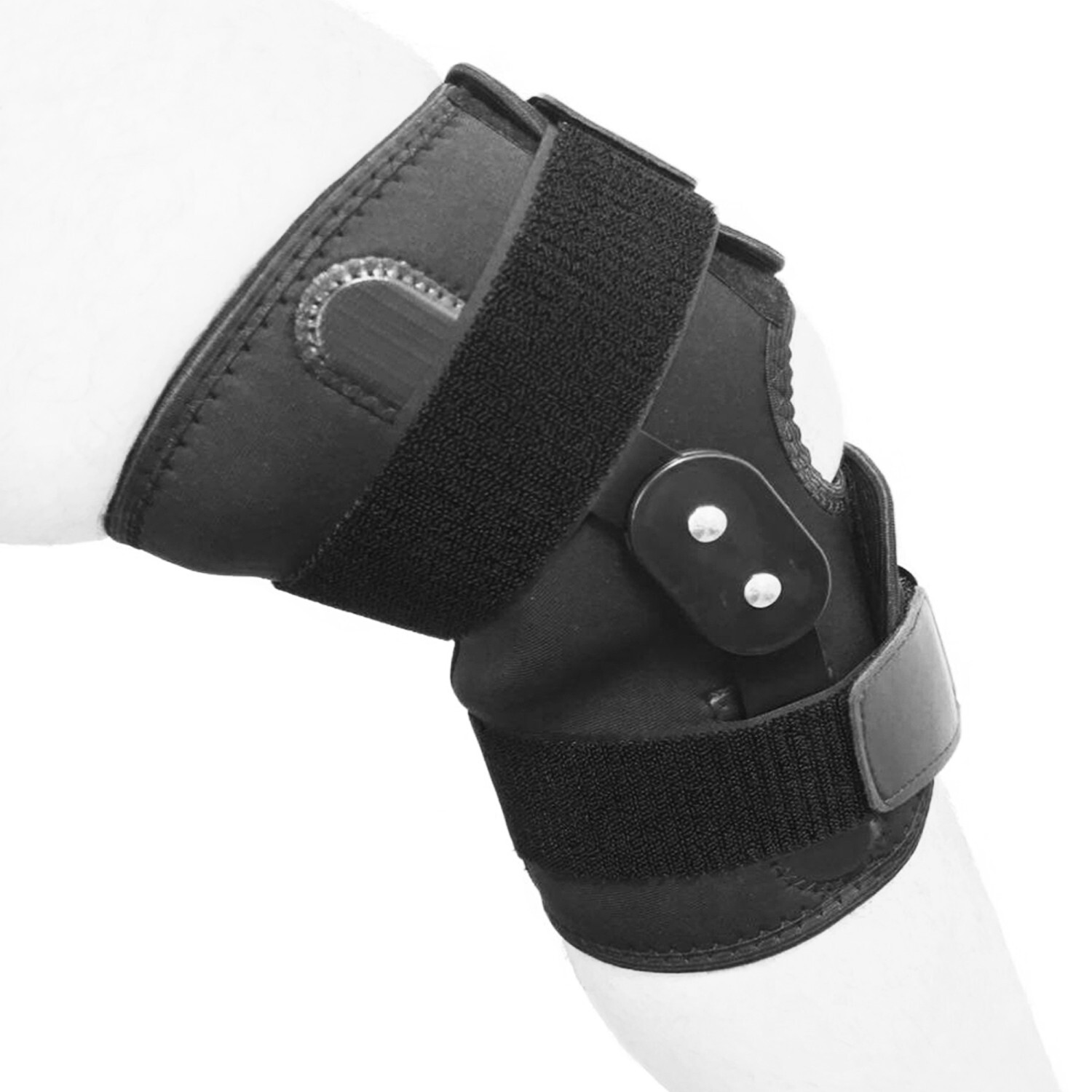 Hinged Knee Brace for Men and Women, Knee Support for Swollen ACL, Medium