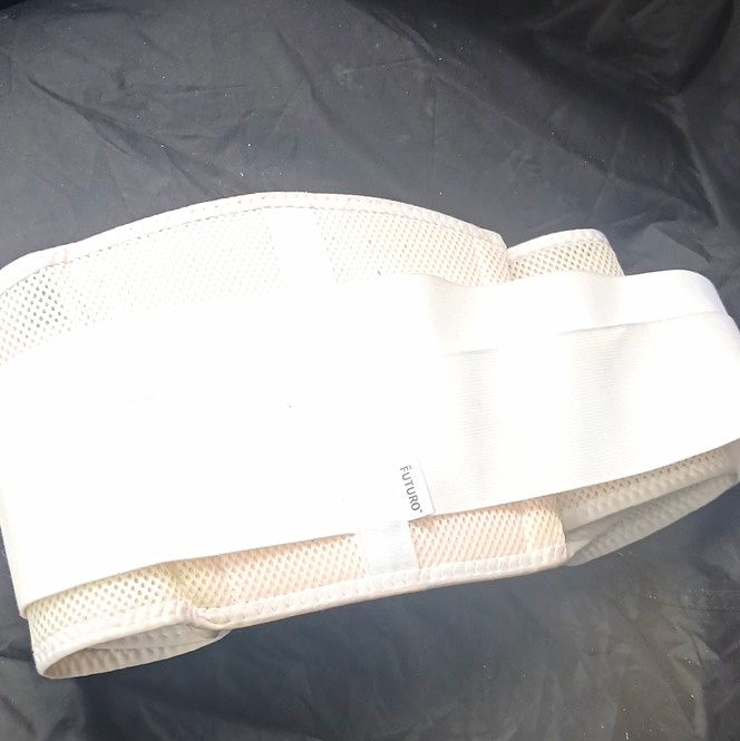 FUTURO Adjustable Back Support Brace Belt for Support, Size L, White