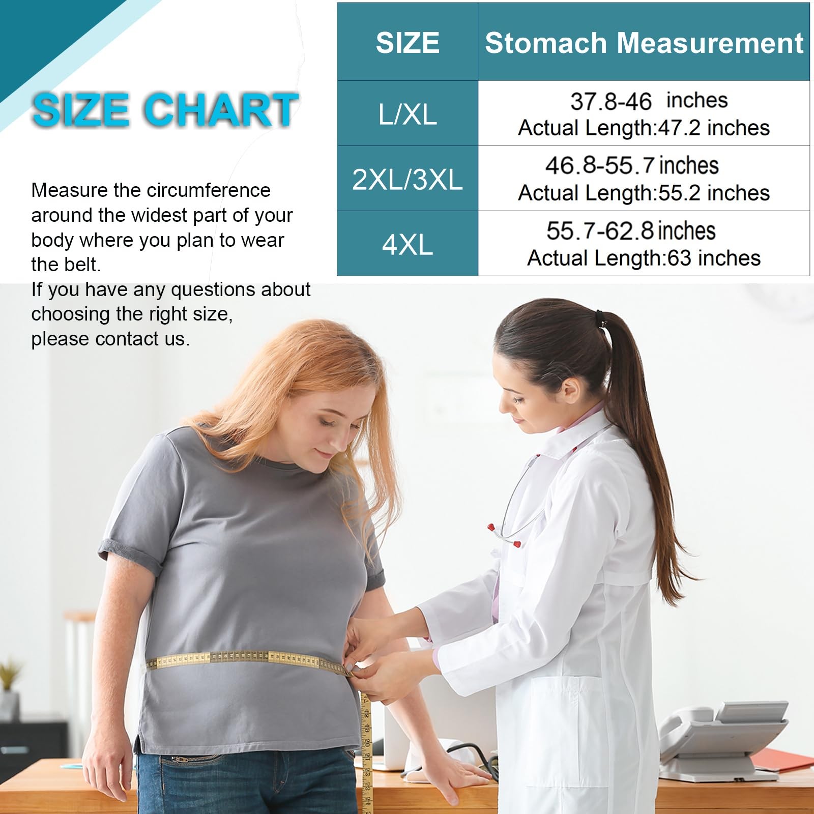 Abdominal Binder Post Surgery Plus Size | Postpartum Belly Band Wrap | Post C…