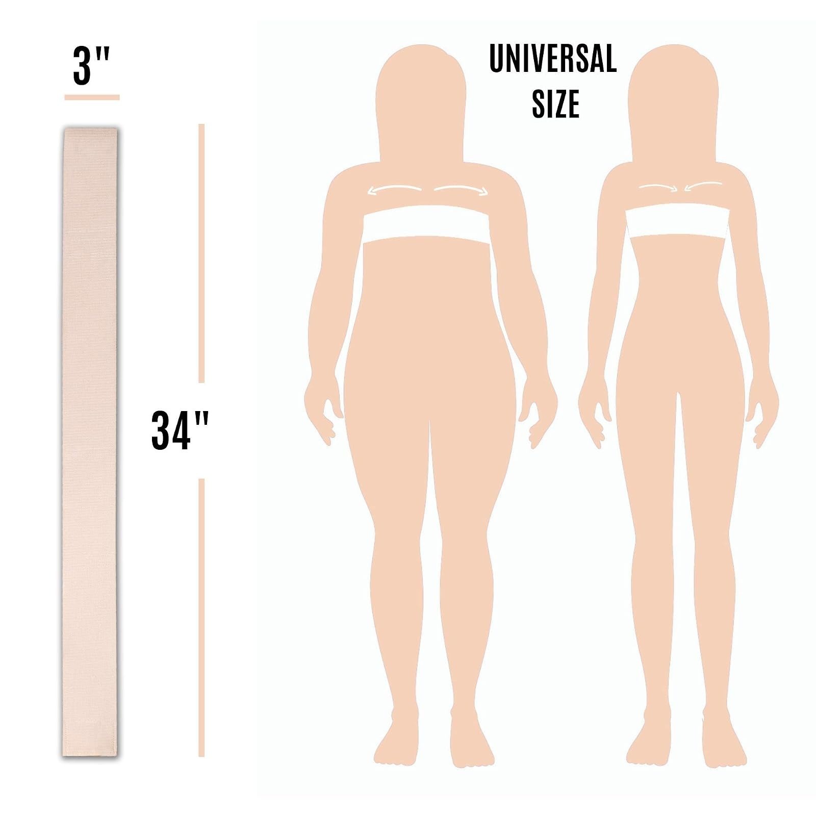 Breast Implant Stabilizer Band, Post Surgery Breast Augmentation and Reduction S