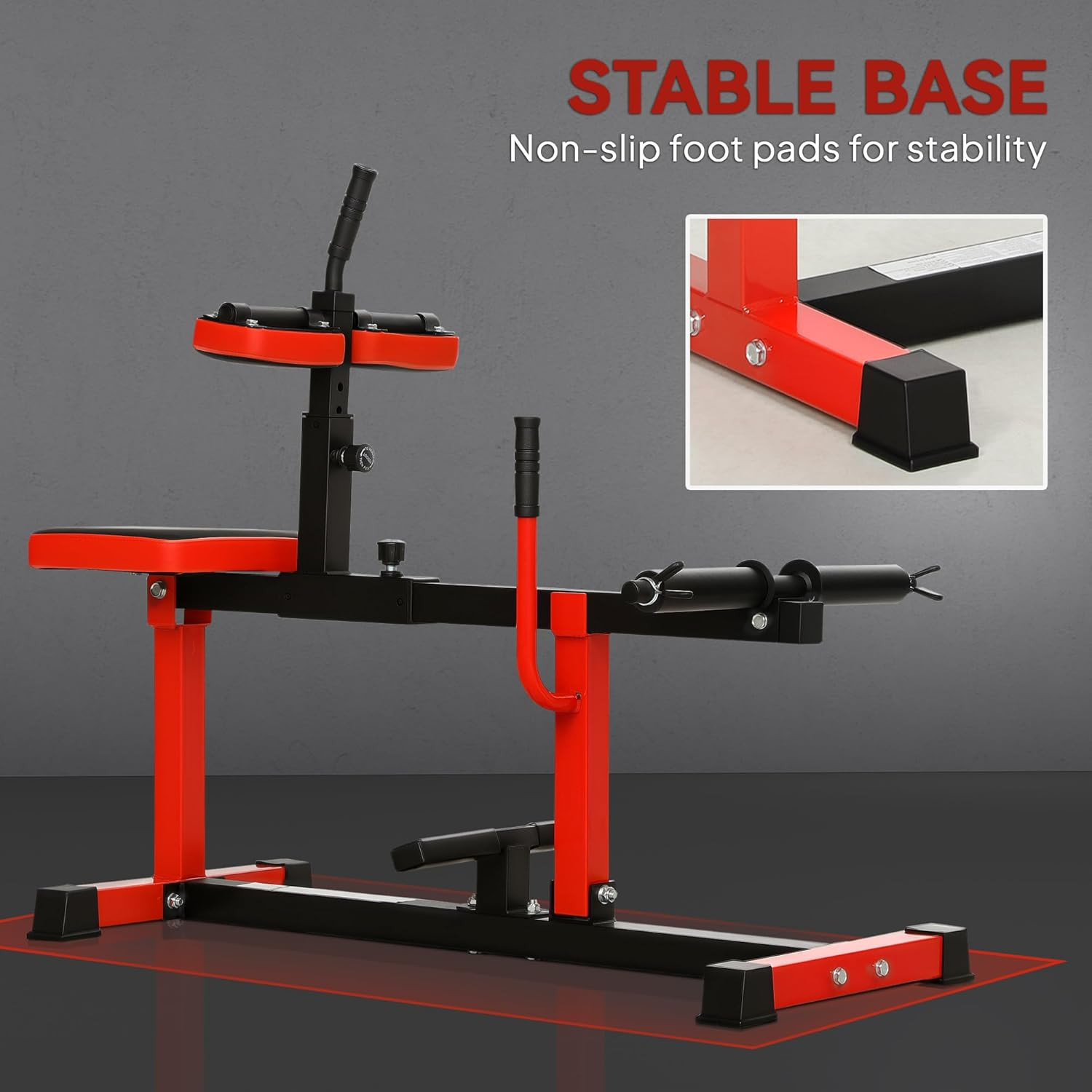Seated Calf Raise Machine Adjustable Leg Extension for Home Gym Training