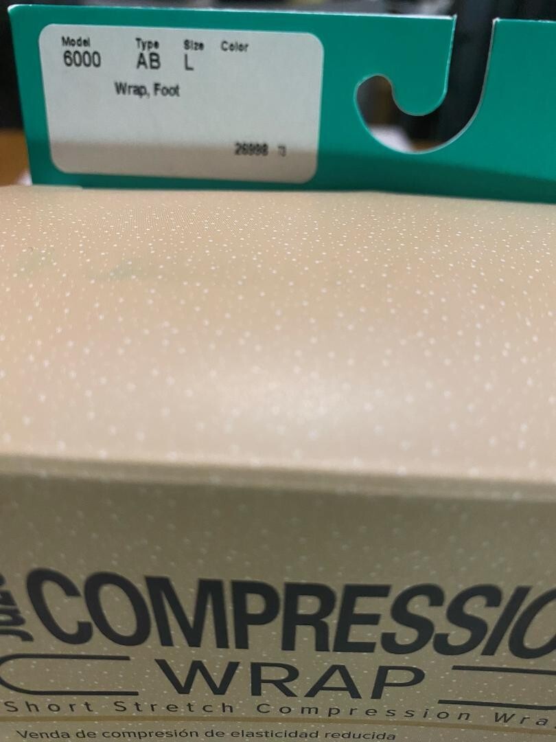 Juzo Compression Wrap #6000 AB, Large Foot Wrap