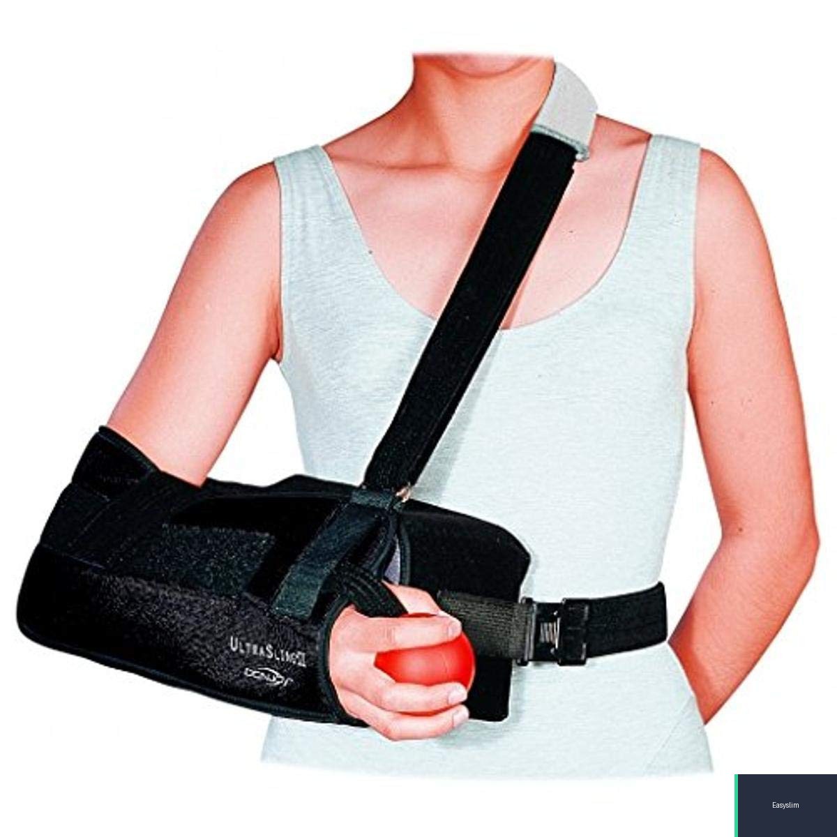 Shoulder Immobilizer Sling Ultra II Large Black Professional Support Brace