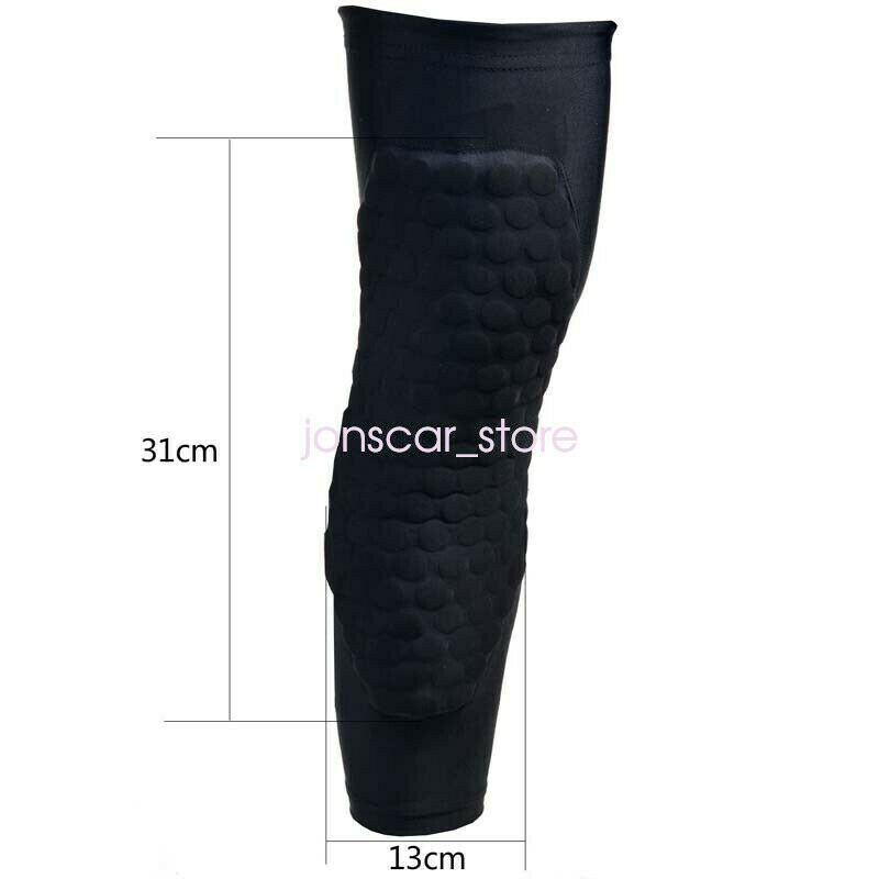 Upgrated Honeycomb Knee Pad Crashproof Basketball Leg Long Sleeve Protector Gear