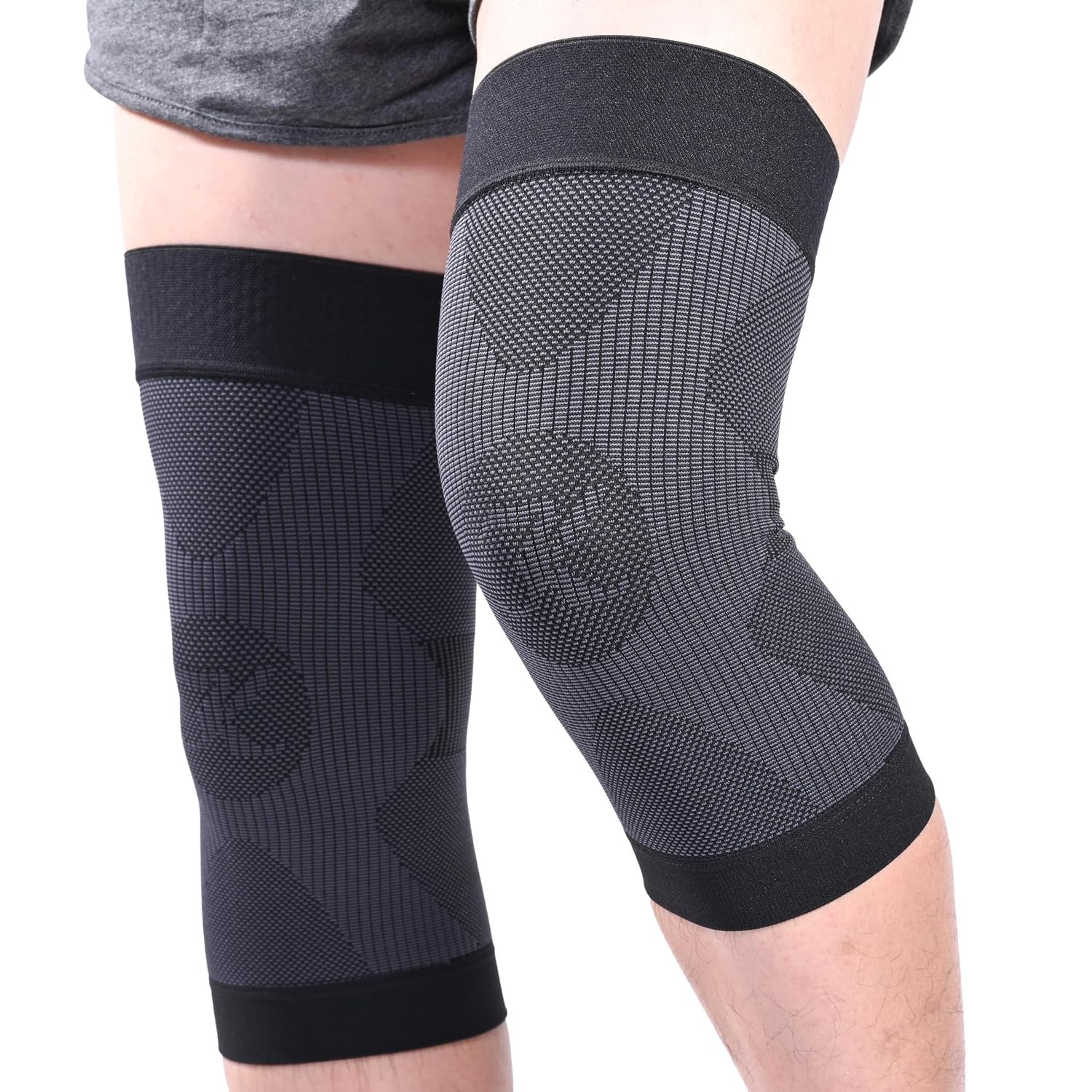 High-Quality Knee Compression Sleeves – 2 Pack | Relief for Arthritis & Swelling