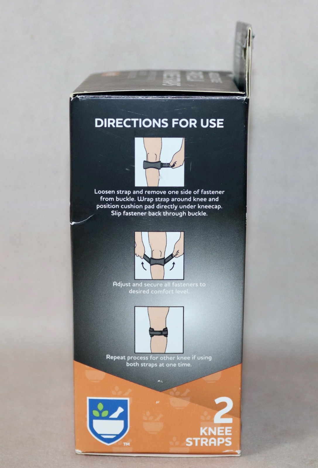 Patella Adjustable Knee Support ~ 2 Knee Straps NEW ~ Distributed By RiteAid