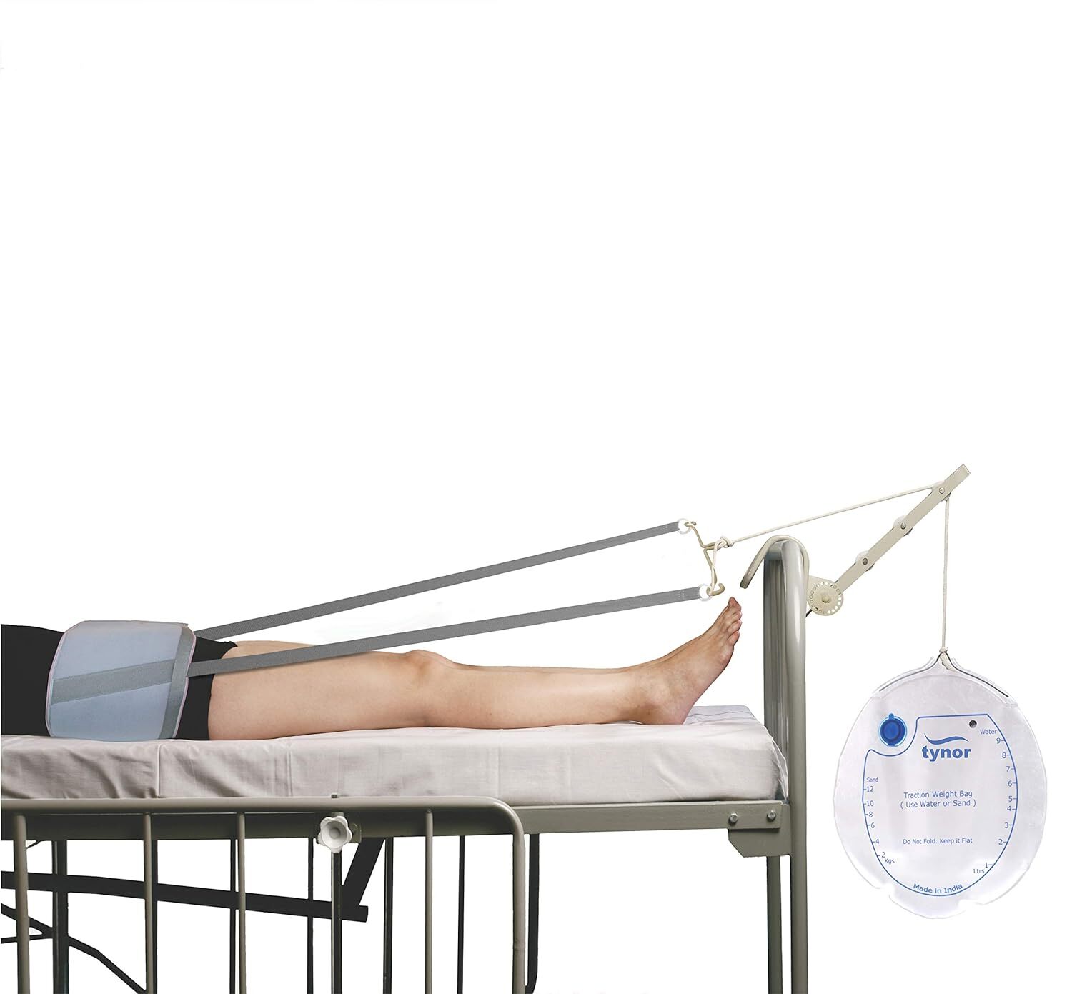 Tynor Pelvic Traction Belt With Weight Bag Can Be Used At Homes Or Hospitals