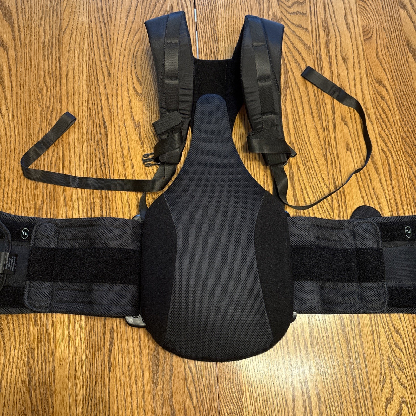 Aspen Horizon 456 TLSO One Size Adjustable Back Brace Black