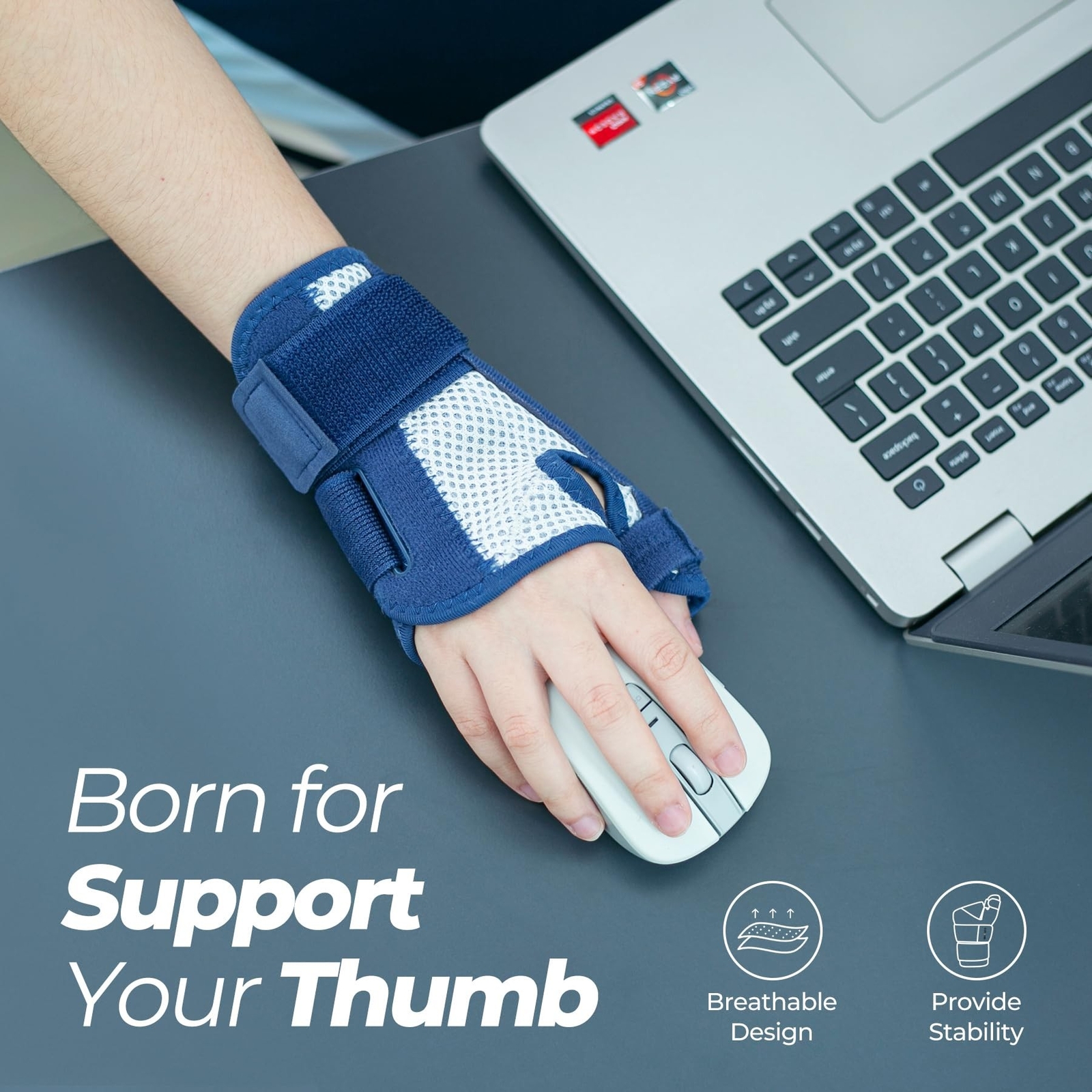 New Updated Thumb Brace for Women and Men, Reversible Trigger Thumb Splint fo…