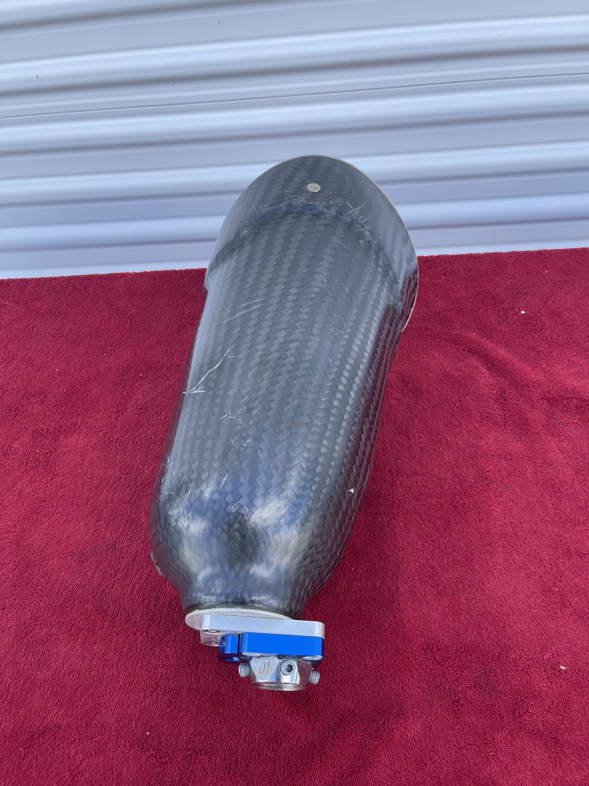 Above Knee Prosthetic Socket Left leg Carbon W Mounting Plate As Pictured.