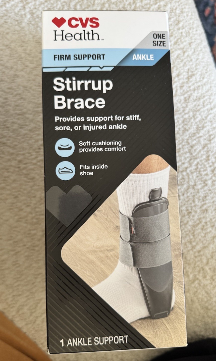 Ankle Firm Support Stirrup Brace, One Size