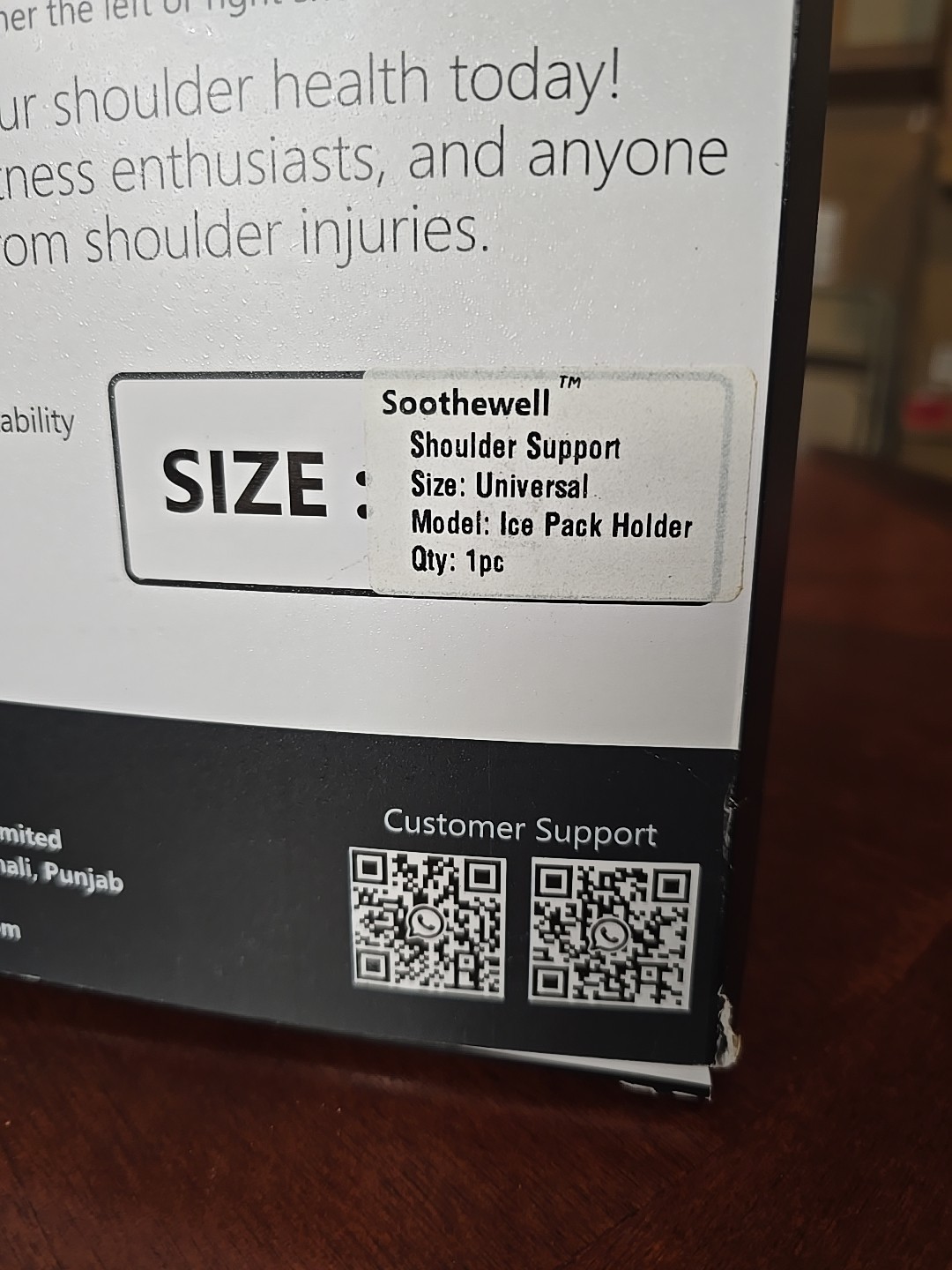Soothe well OTC Shoulder Support, Brace And Post Surgical Protector Universal