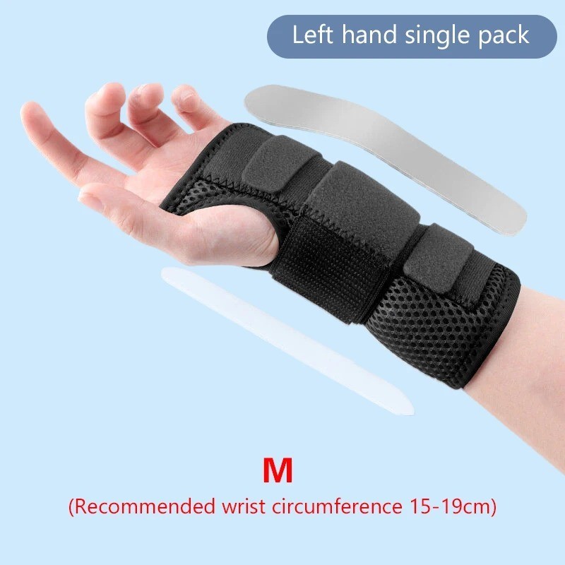 NEW Wrist Brace for Carpal Tunnel . Adjustable Night Support-Brace with-Splints-