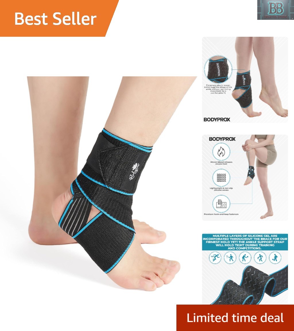 Versatile Ankle Support Braces – 2 Pack Compression Wrap for Sports Enthusiasts