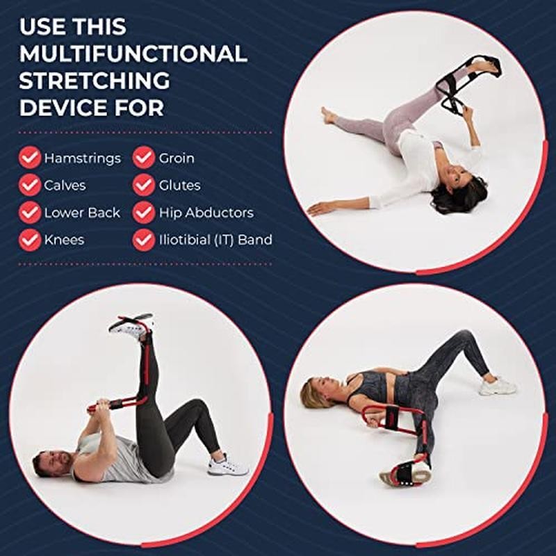 Hamstring Calf Stretcher Ideal Pain Relief & Flexibility Athletes & Seniors New