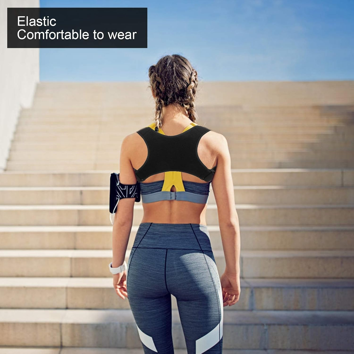 Adjustable Upper Back Posture Corrector Brace – for Men and Women