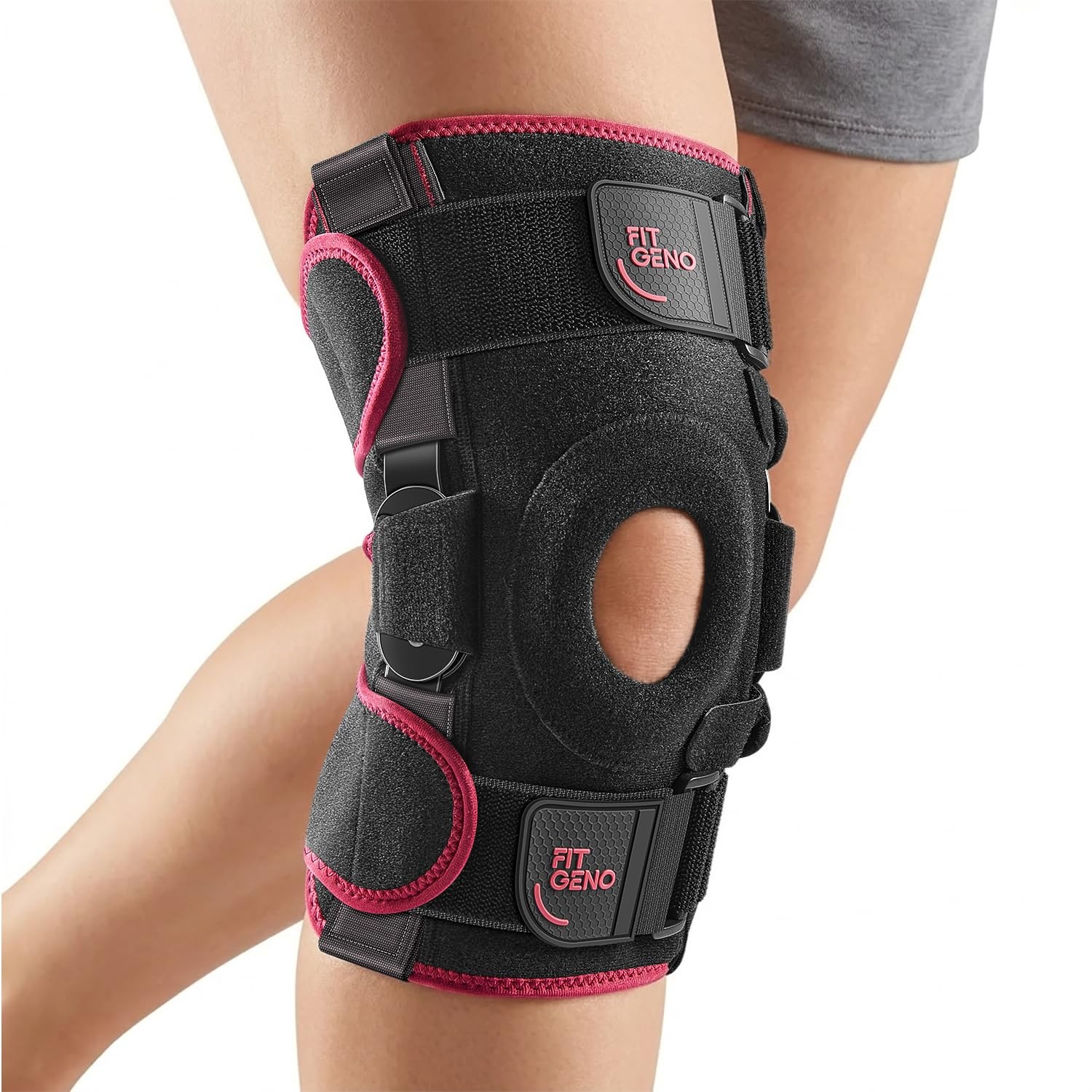 Hinged Knee Brace for Women: Adjustable Knee Brace with Side Stabilizers – Br…