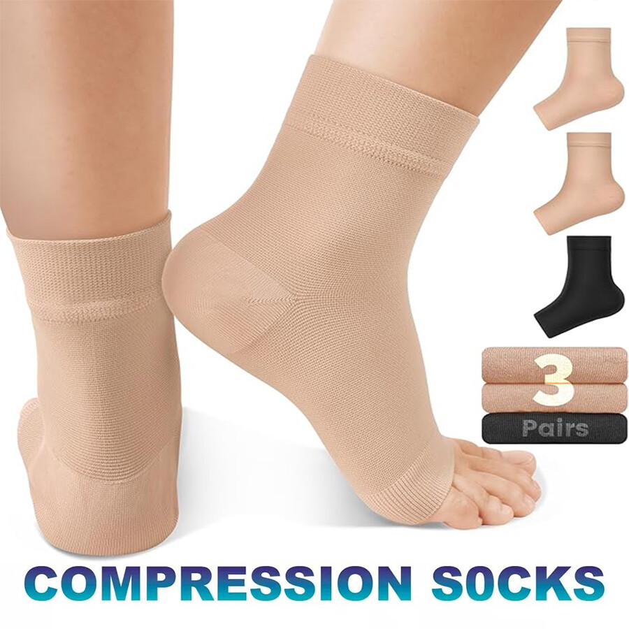 3 Pares Calcetines Neuropatía Caliente Para Mujeres y Hombres, Alivio Calmante