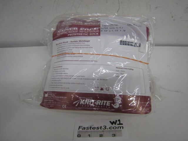 Super Sock Prosthetic Sock 1SPEC25766 8 x 4.5 x 20 Pack of 6