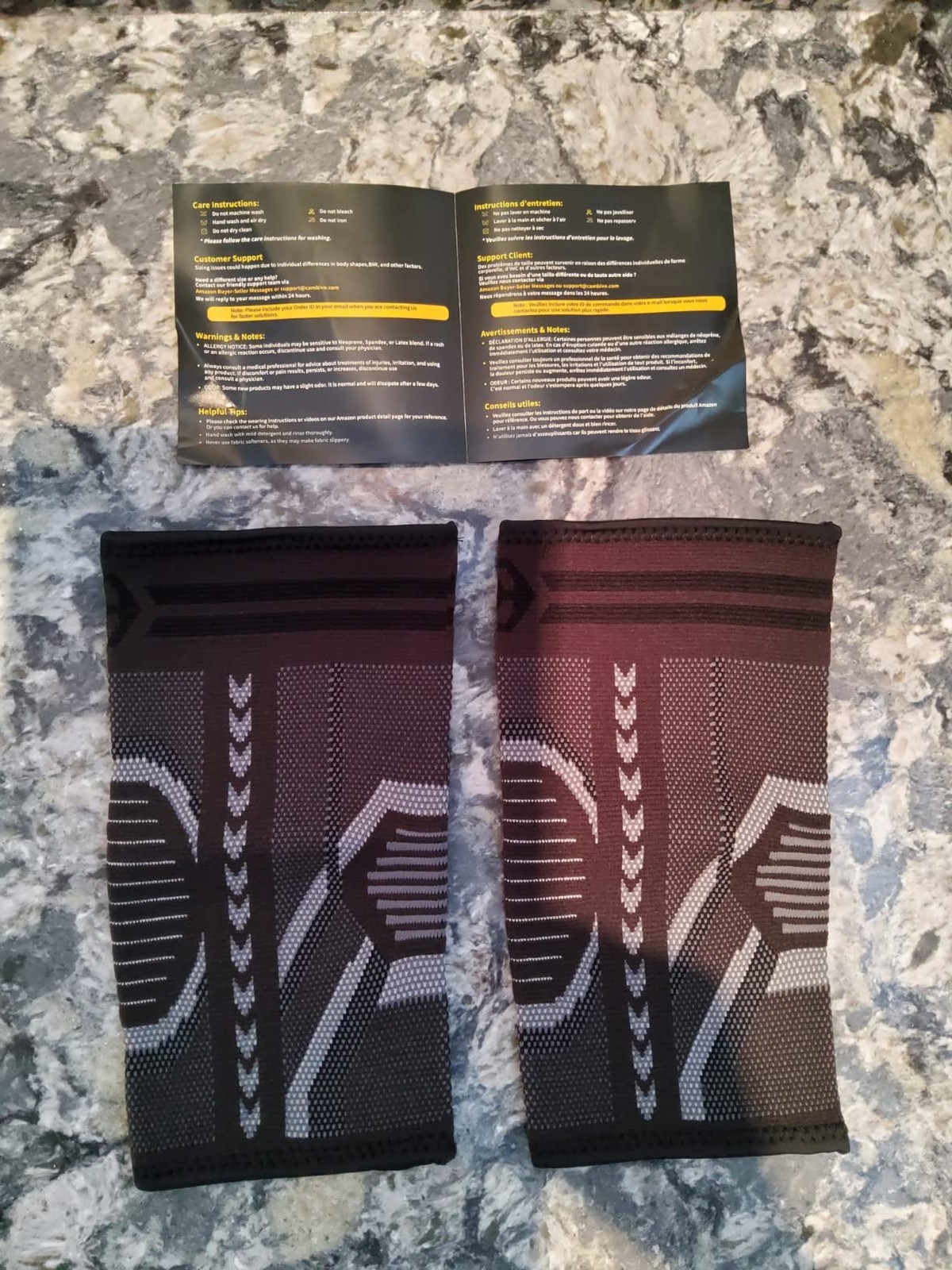 NEW 2 Pack Elbow Compression Sleeves for Men and Women, 3D Knit Tennis