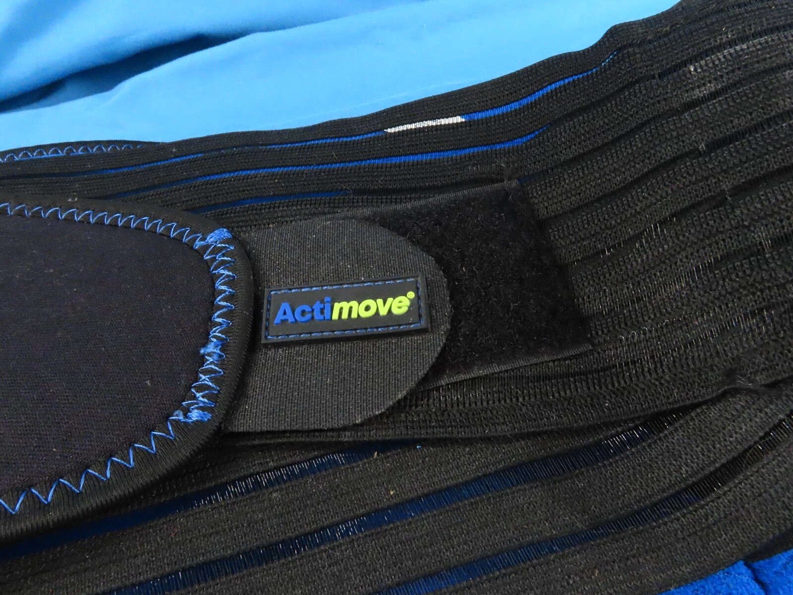 ACTIMOVE Back Support 4 STAYS DOUBLE COMPRESSION Adjustable Wide Brace XL