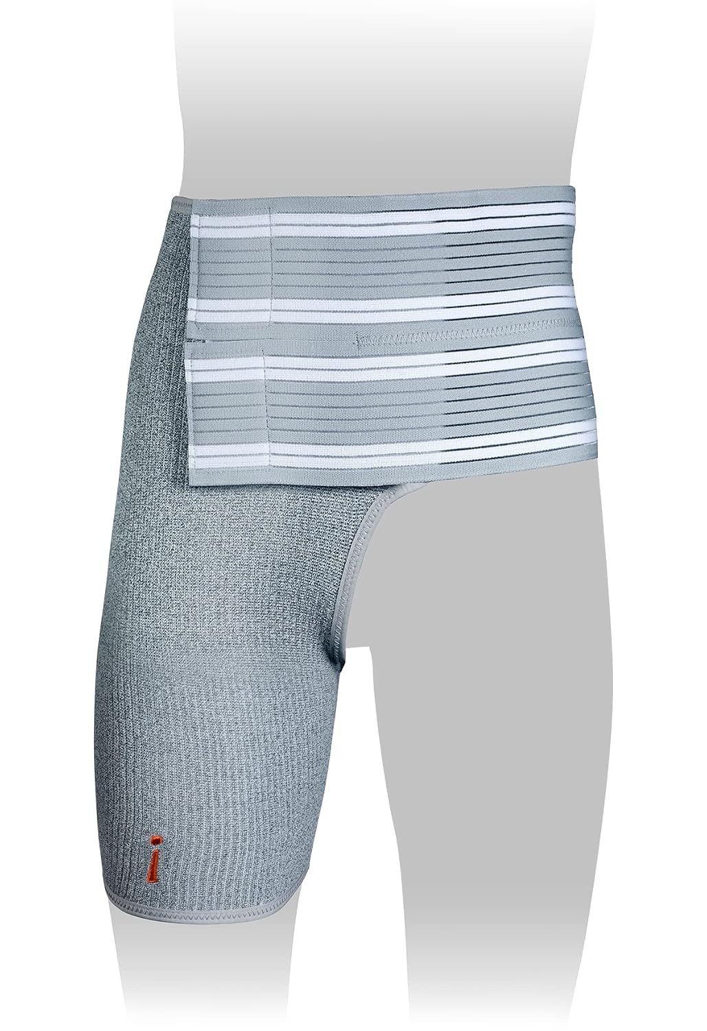 Incrediwear Hip Support Brace Right Medium Open Box Grey Recovery Compression