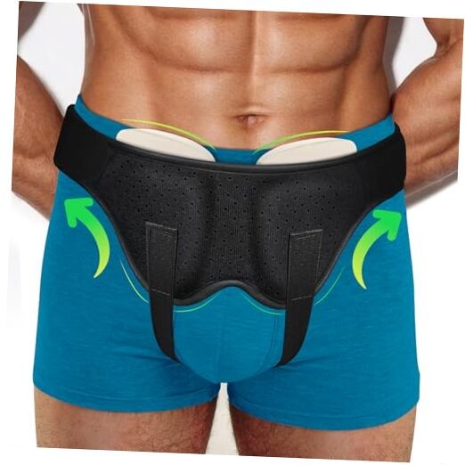 Hernia Support Belt for Men or Women for Double Inguinal or Sports X-Large