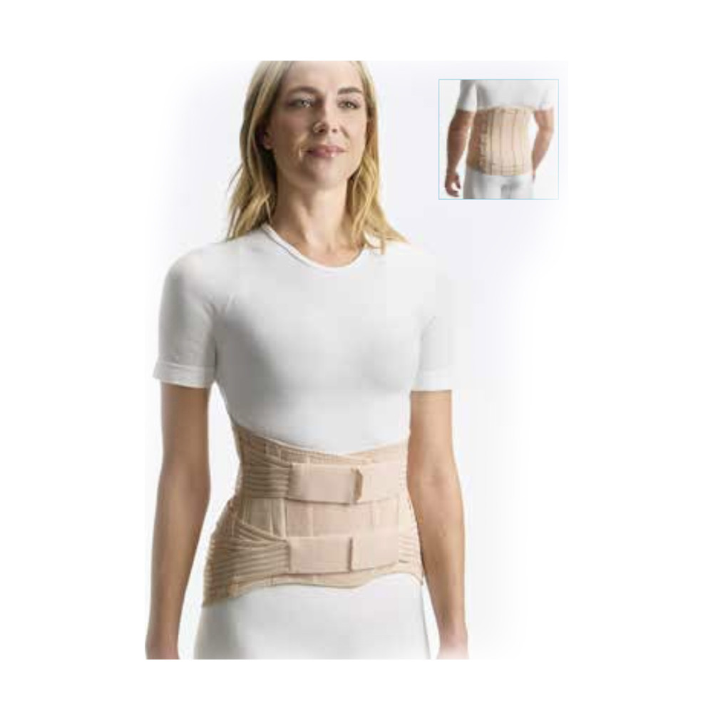 FGP Lumbar Band Semi-rigid Corset Fabric Lombofixo 33 FIT Women Beige