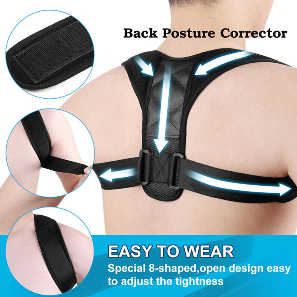 Posture Corrector Body Brace Lumbar Support Back Straight Shoulder Brace Straps