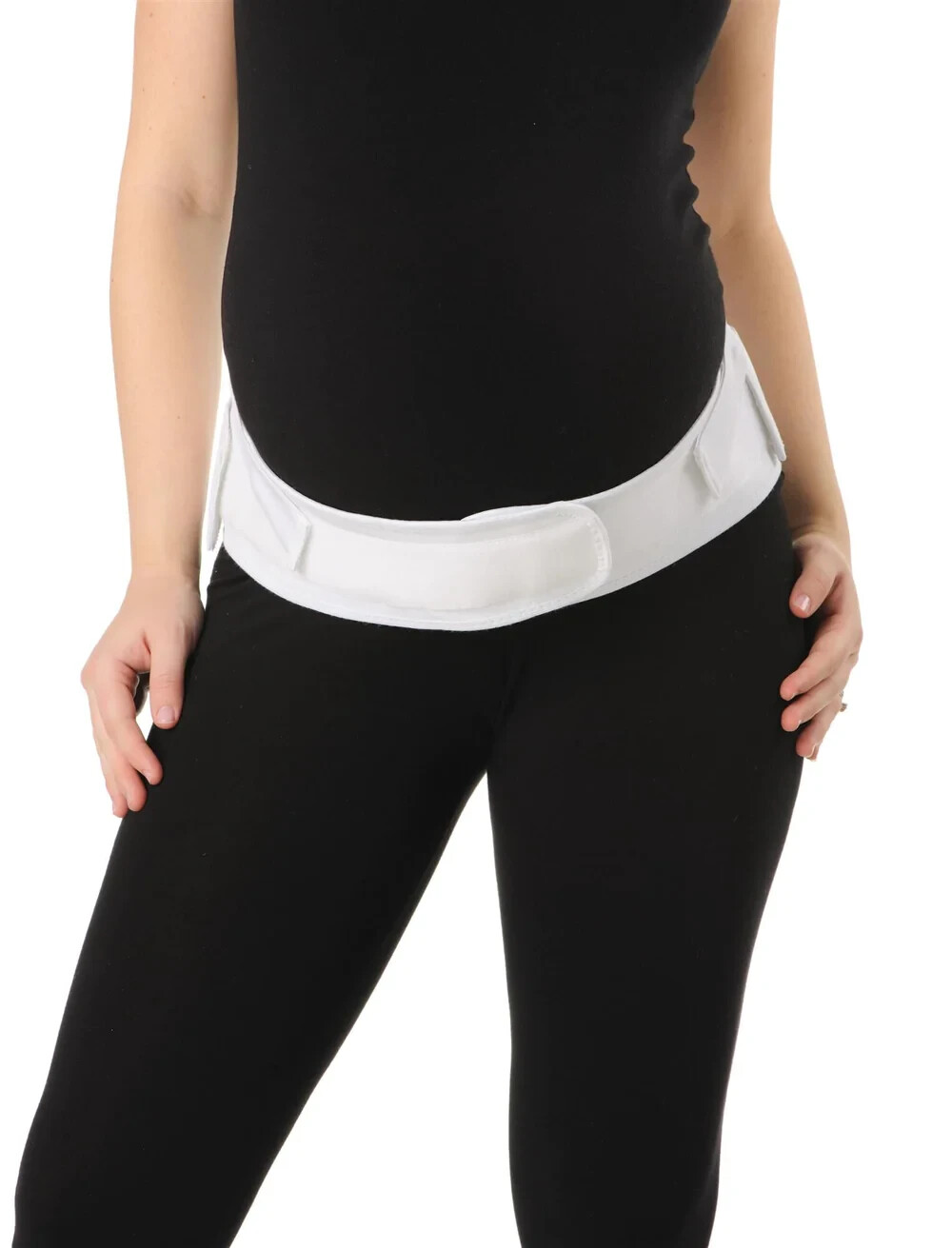 Motherhood Ultimate Maternity Belt Prenatal Support Style 97610 White XL (16-18)