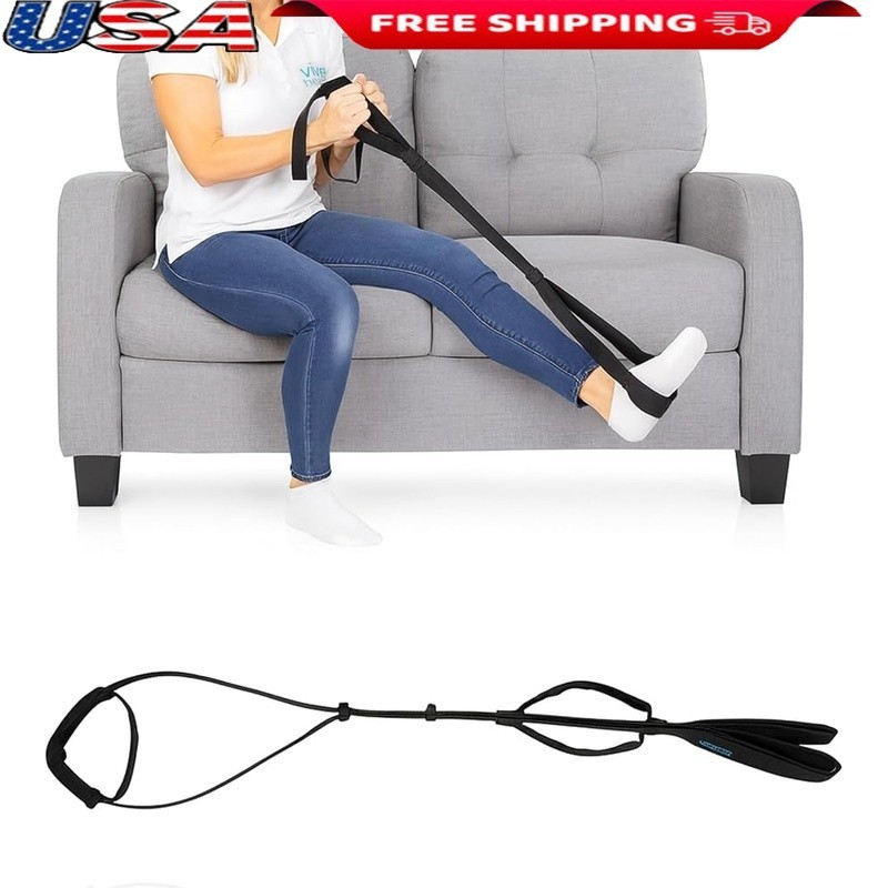 Versatile Stretch Lifter Strap Mobility Recovery Physical Therapy Leg Support US