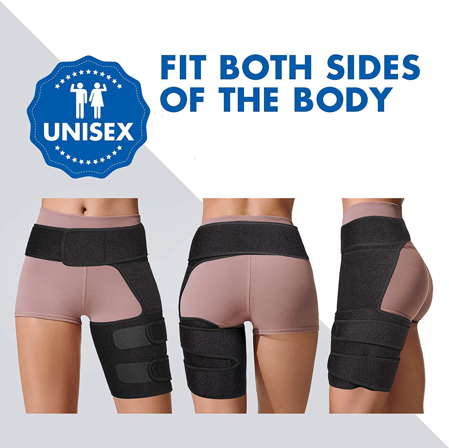 Groin Compression Hip Support Brace Hamstring Wrap Injury Recovery Pain Relief