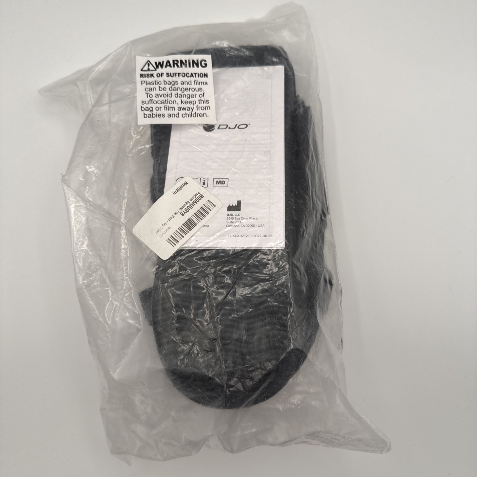 ProCare Squared Toe Post-Op Shoe Small Black 79-81233 DJO New Sealed PC151FB01-S