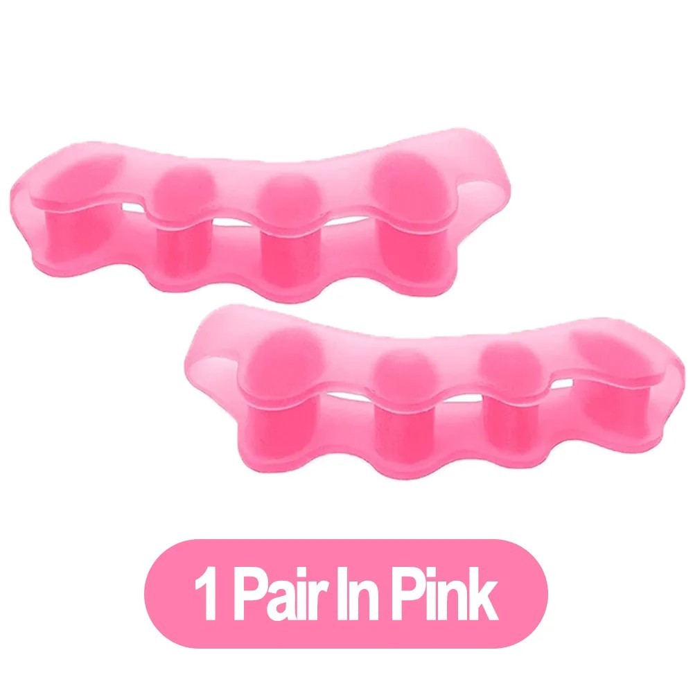 1 Pair Silicone Gel Bunion Toe Corrector Orthotics Straightener Separator Pain