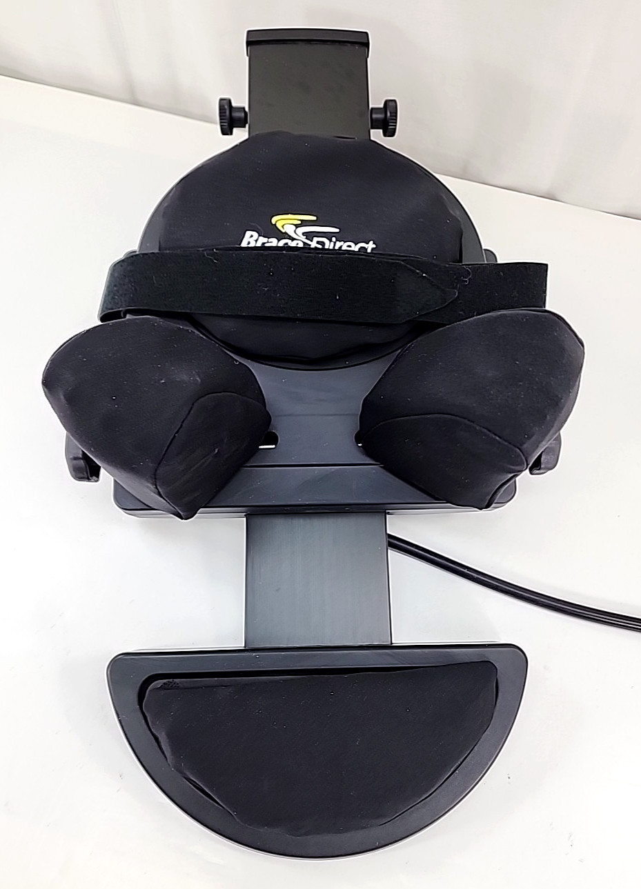 Brace Direct Cervical Neck Traction Unit – Black, Home Use Portable Posture Pump