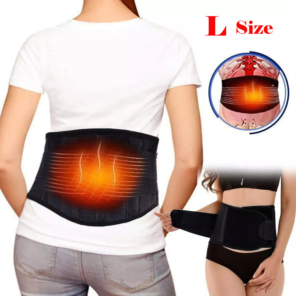 Adjustable Lower Back Support Belt Waist Brace Lumbar Pain Relief for Men Women