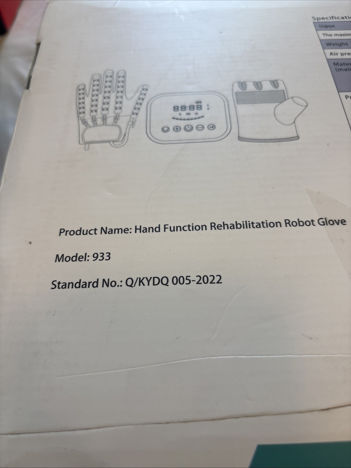 Rehab Robot Glove Right Hand Dysfunction Training Device-medium Rehab