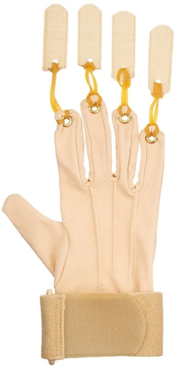 Sammons Preston 58788 Deluxe Traction Exercise Glove with Thumb, Small/Medium
