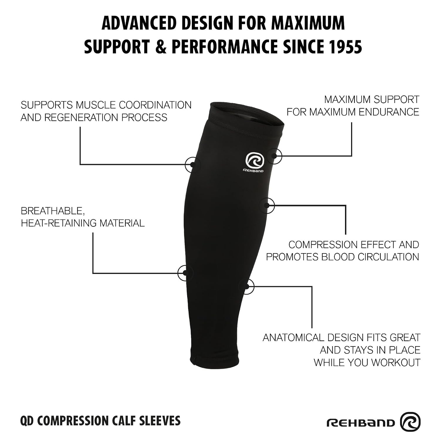 Calf Compression Bandage, Leg Compression Sleeve, Calf Compression Stockings, Ca