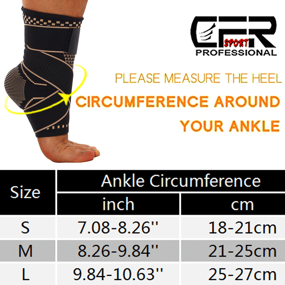 Adjustable Ankle Support Brace Wrap Strap Sport Plantar Fasciitis Foot Pain Wrap