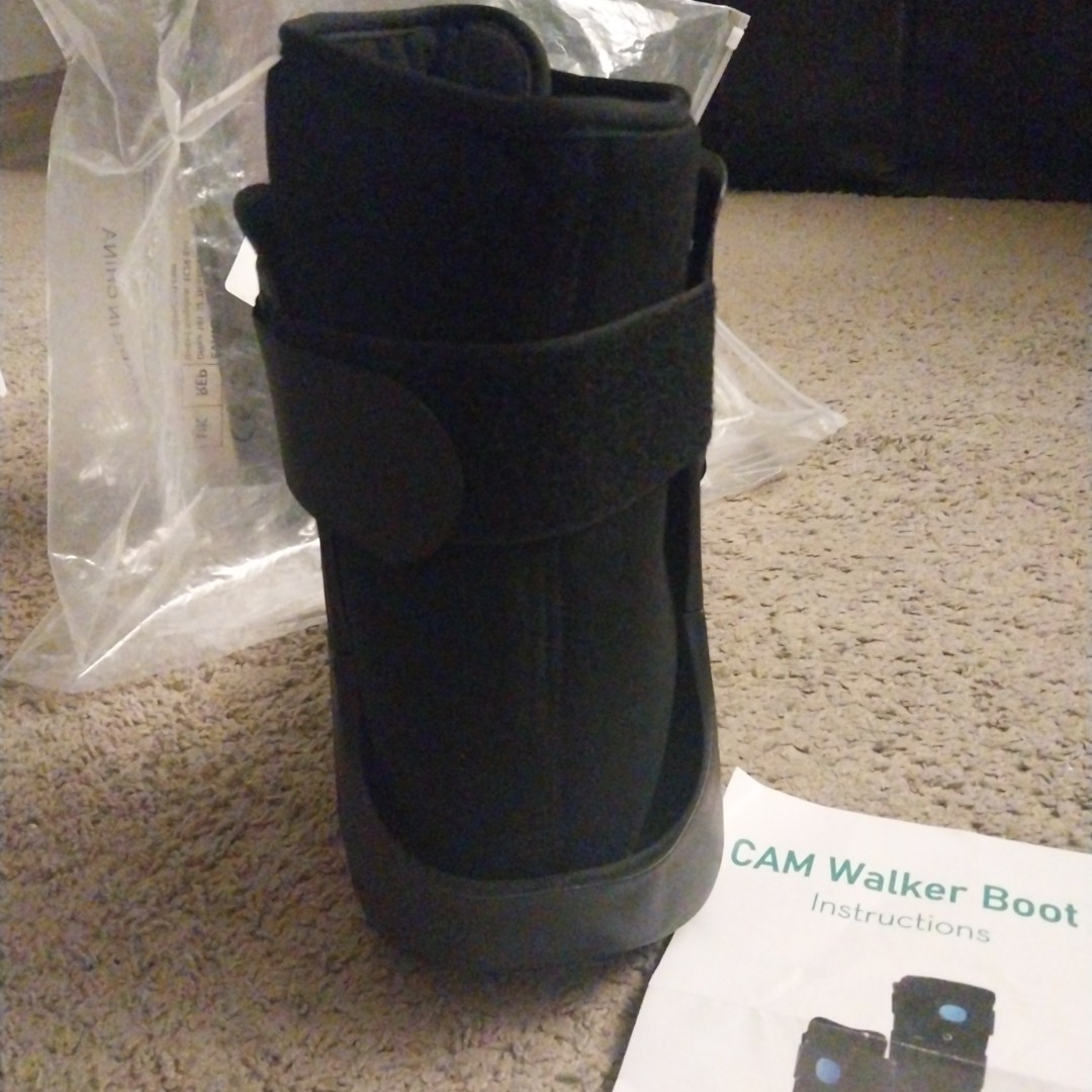 United Ortho Aircast Air Cam Walker Medical Walking Boot Medium Black Left Right