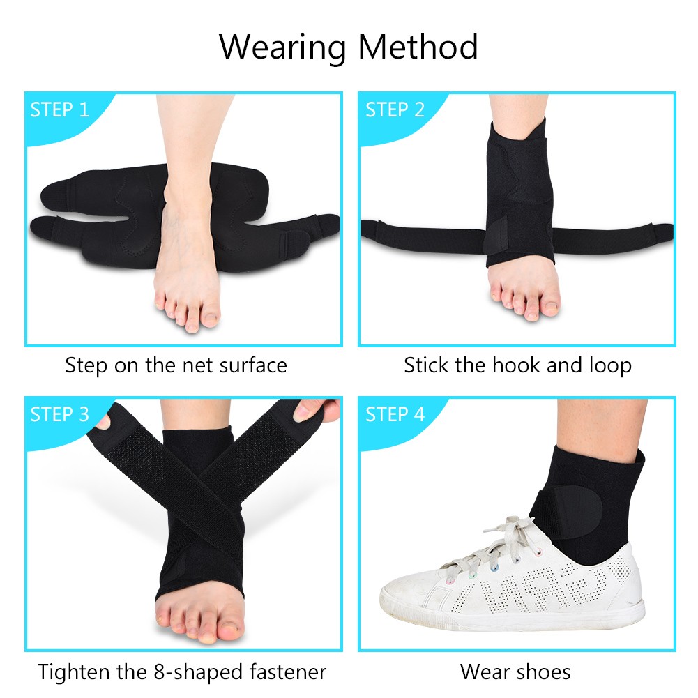 Adjustable Ankle Support Brace Breathable Sleeve For Men/Women