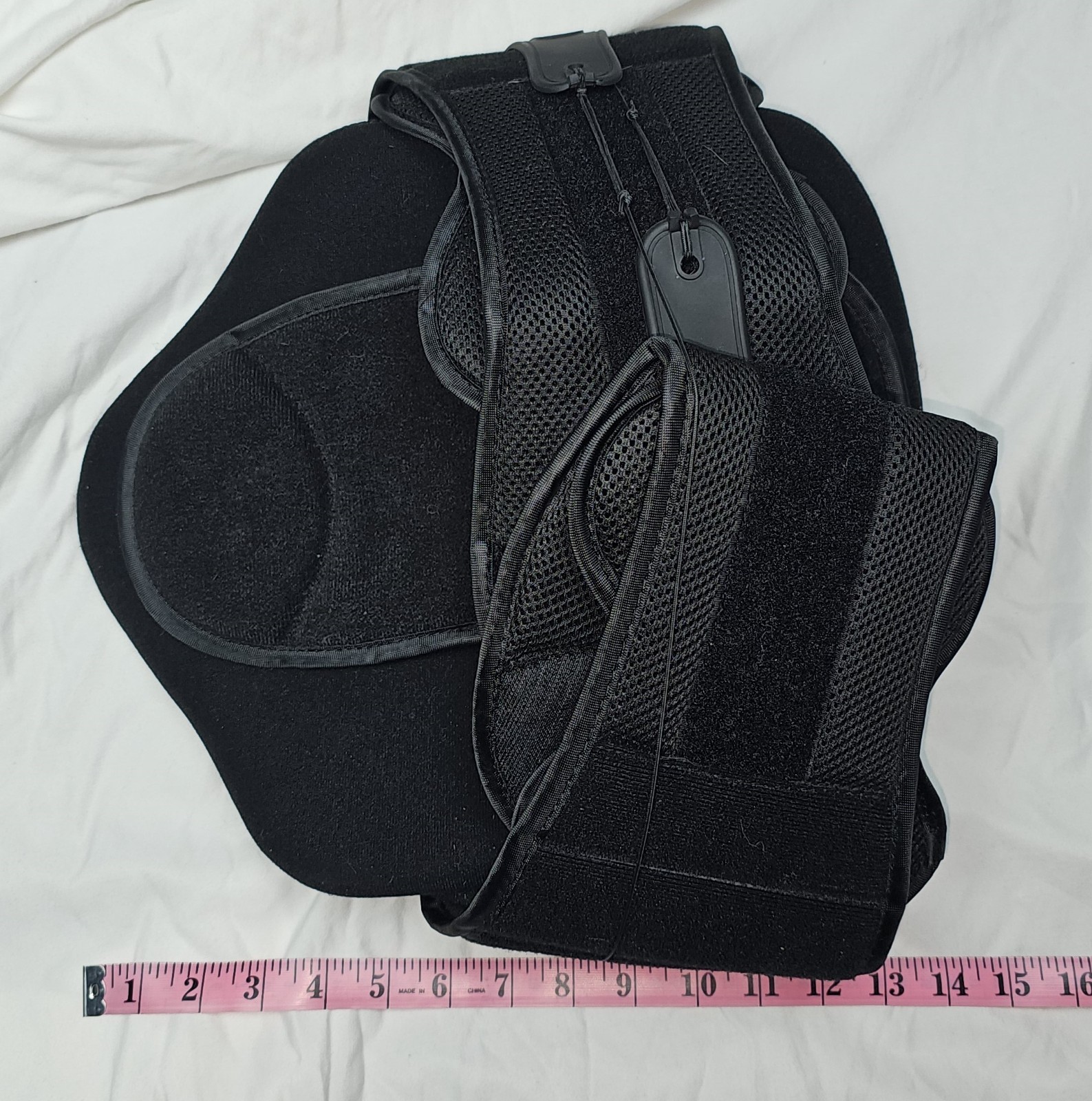 BraceAlign back brace black boa system one size OSFM S M L XL 2XL 3XL 4XL