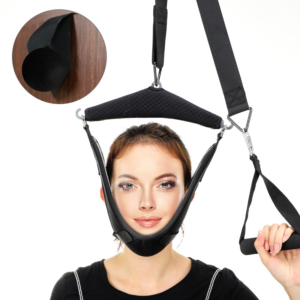 Cervical Neck Traction Device Hanging Door Neck Stretcher Pain Relief Orthosis