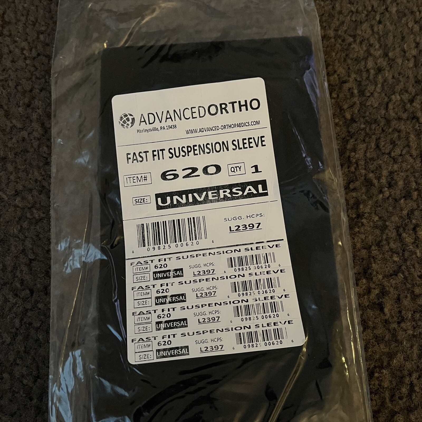 Advanced Ortho Fast Fit Suspension Sleeve